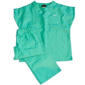 Natural Uniforms Green Hospital Doctor Scrubs Costume 8/10